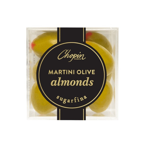 Martini Olives White Chocolate Covered Almonds