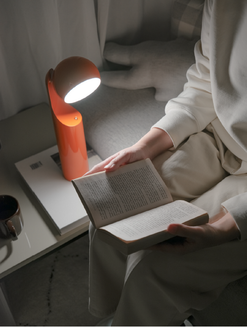 MONO Portable Reading Lamp Tangerine Lifestyle