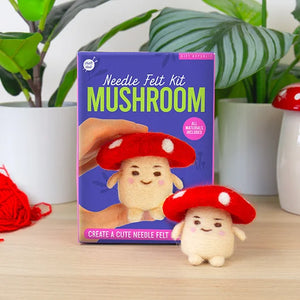 Mushroom Needle Felting Craft Kit