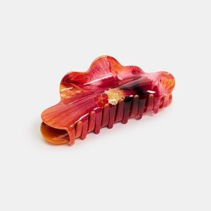 Chunks Nimbus Hair Claw Clip in Hibiscus Flower on a white background