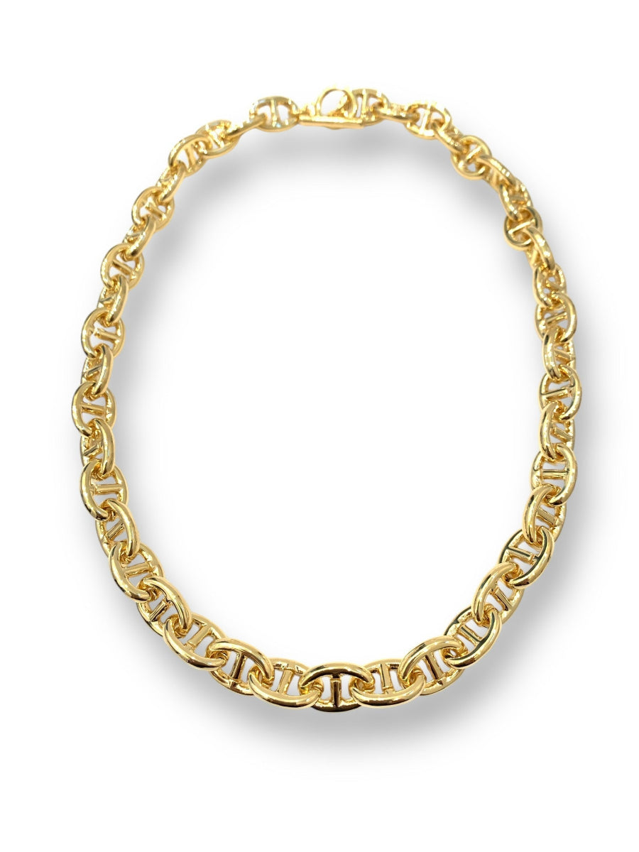 Mariner Chain Link Short Chunky Necklace