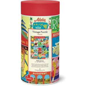1000-Piece Vintage-Style Puzzle – Travel