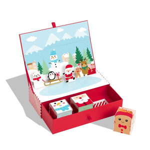 Santa and Friends 3 Piece Gummy Candy Bento Box