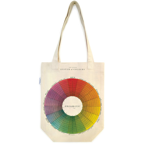 Vintage Canvas Tote Bag - Chromatic Scheme of Color