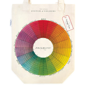 Vintage Canvas Tote Bag - Chromatic Scheme of Color