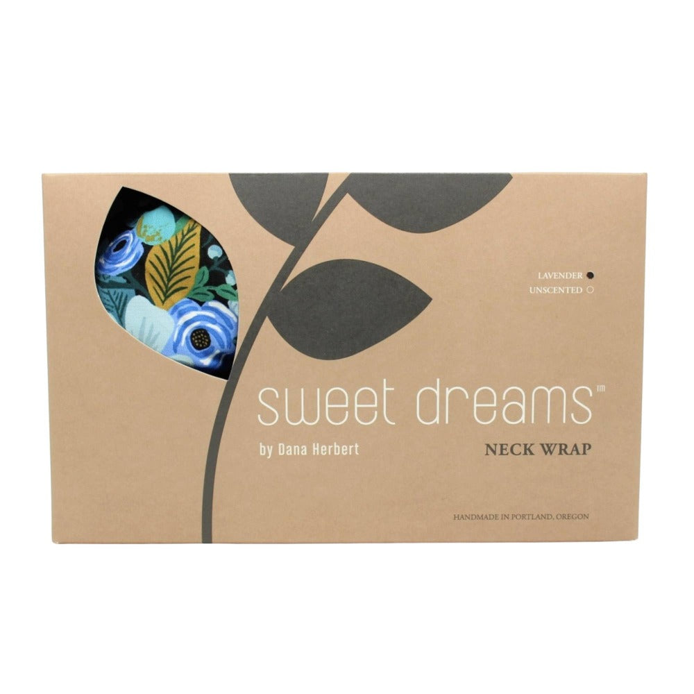 Sweet Dreams Neck Wrap Pillow. Microwavable Aromatherapy Pillow in Box.