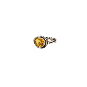 Gemstone Cable Ring