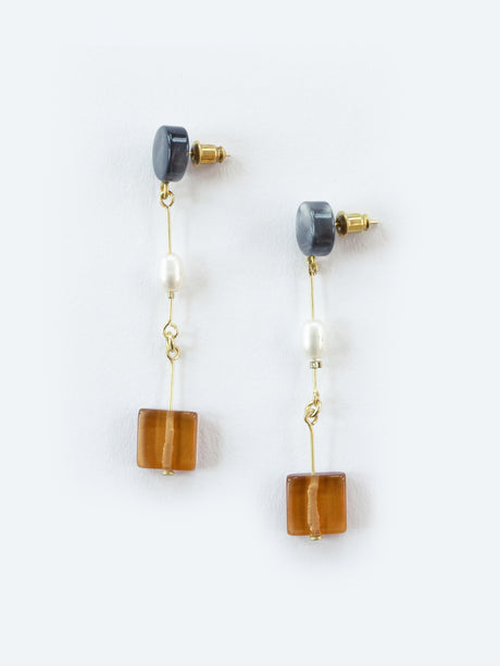 Cubist Dangle Earrings