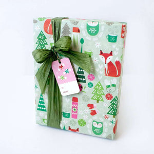 Wrappily Eco Friendly Gift Wrap Paper Ribbon - Olive Green
