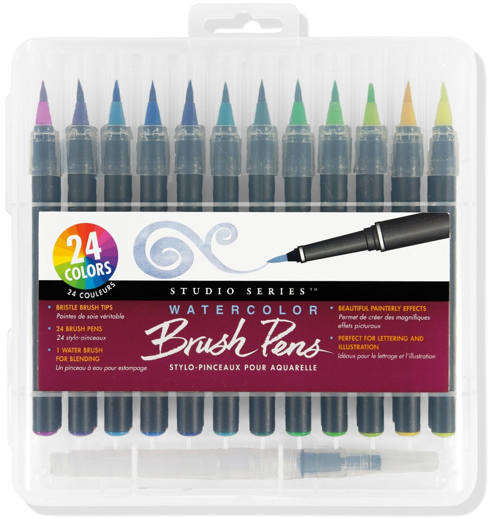 Studio Series Watercolor Brush Pens Set of 24 
