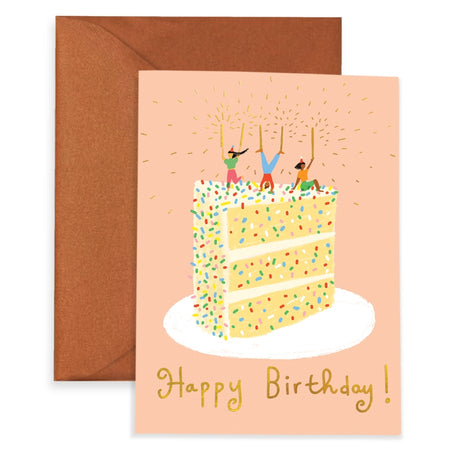 Confetti Cake Birthday Card