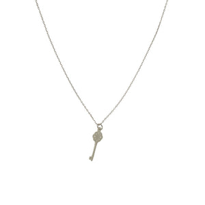 Dainty Key Charm Necklace