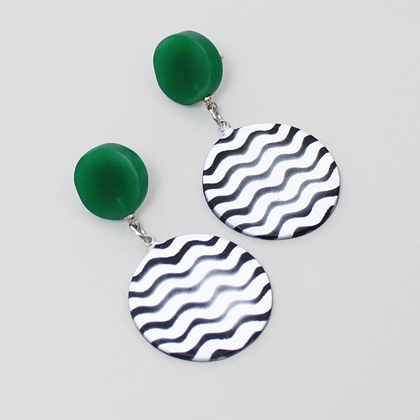 Emerald - Lunetta Earrings