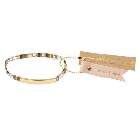 Sparkle & Shine - Good Karma Miyuki Bracelet