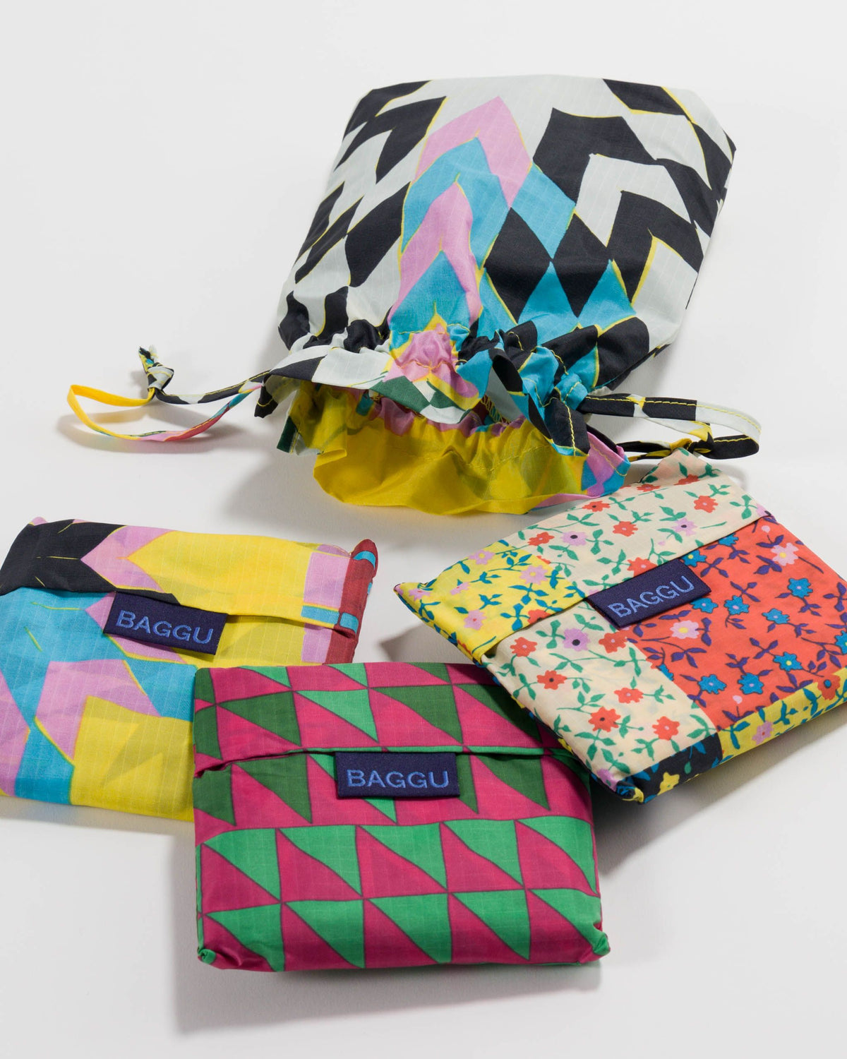 Standard Baggu Set of 3 : Quilts