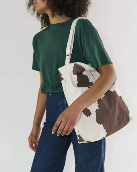 Baggu Canvas Duck Tote Bag Brown Cow