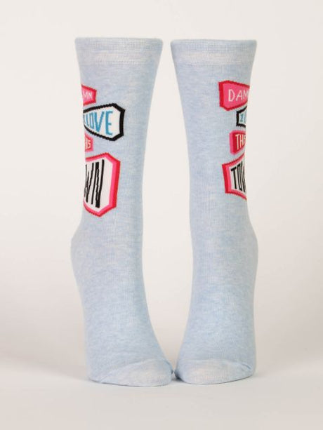 Blue Q Love This Town Women's Crew Socks