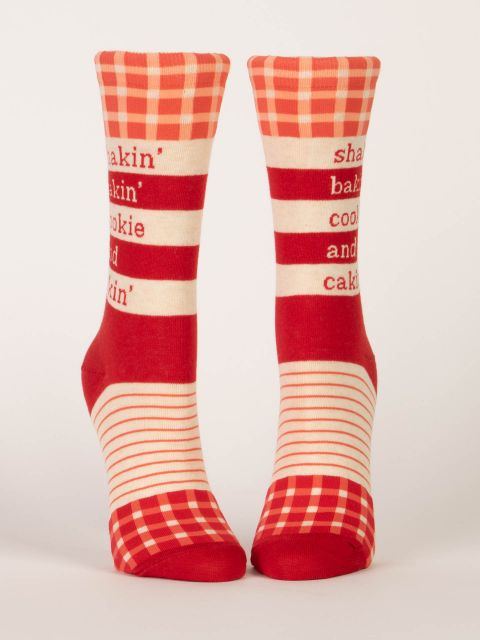 Blue Q Shakin' Bakin' Women's Crew Socks