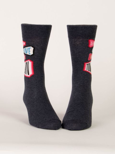 Blue Q Love This Town Men's Crew Socks