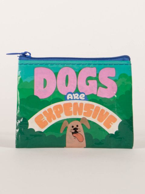 Blue Q Dogs Are Expensive Travel Pouch Coin Purse