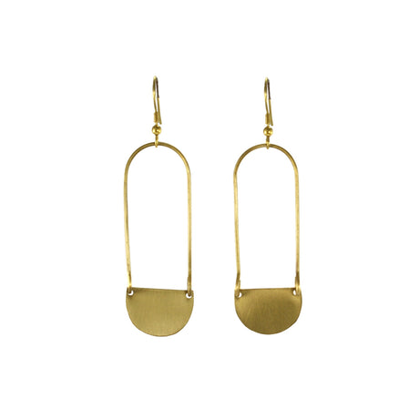 Gold Aliya Dangle Earrings