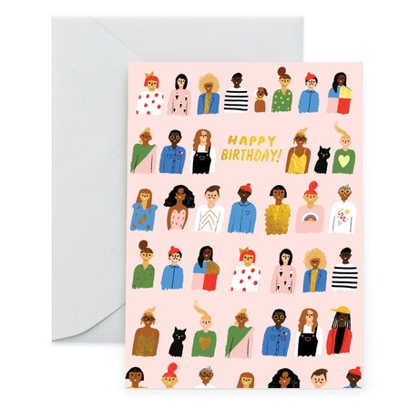 Happy Birthday - Friends Are Family Card