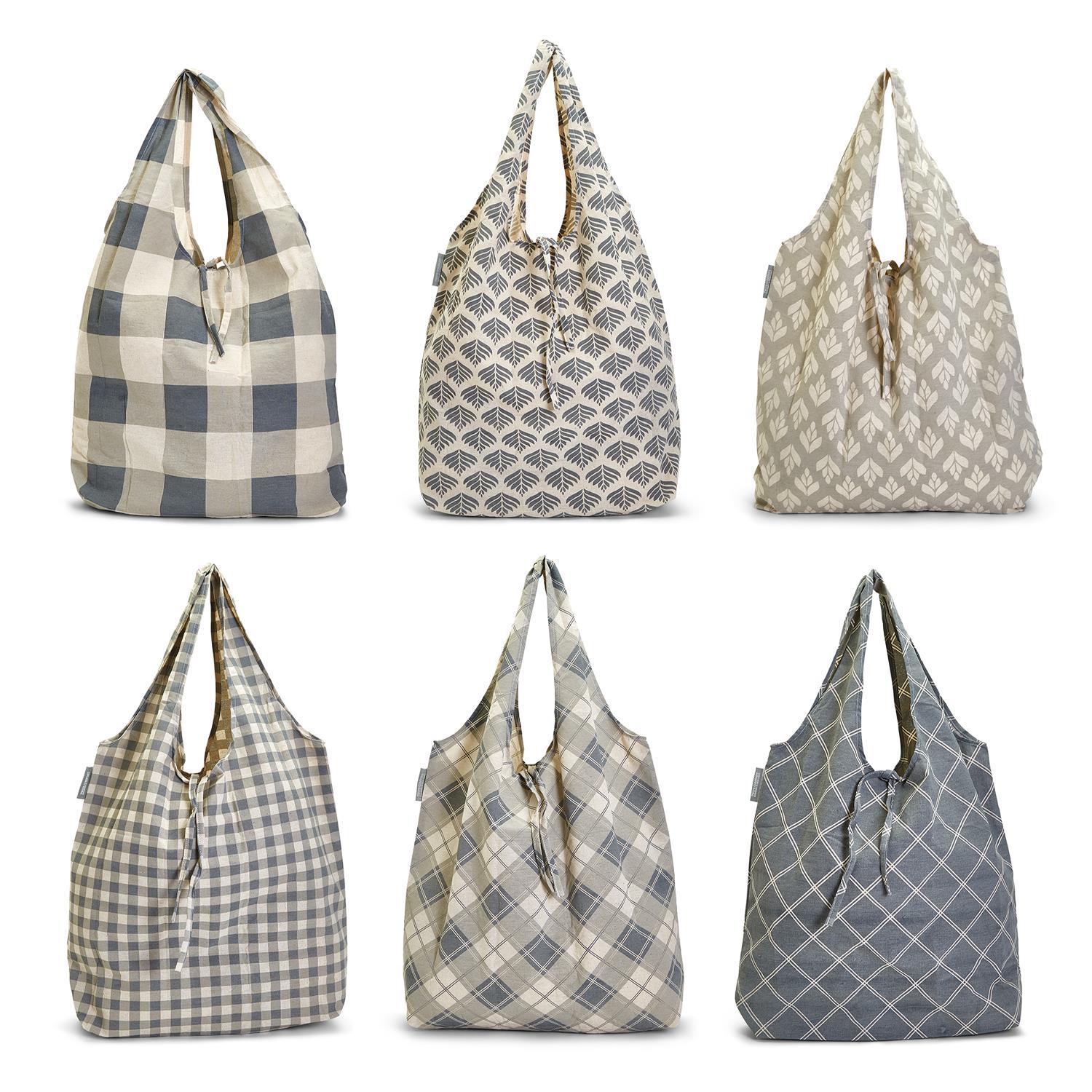 Cotton Grey Market Tote