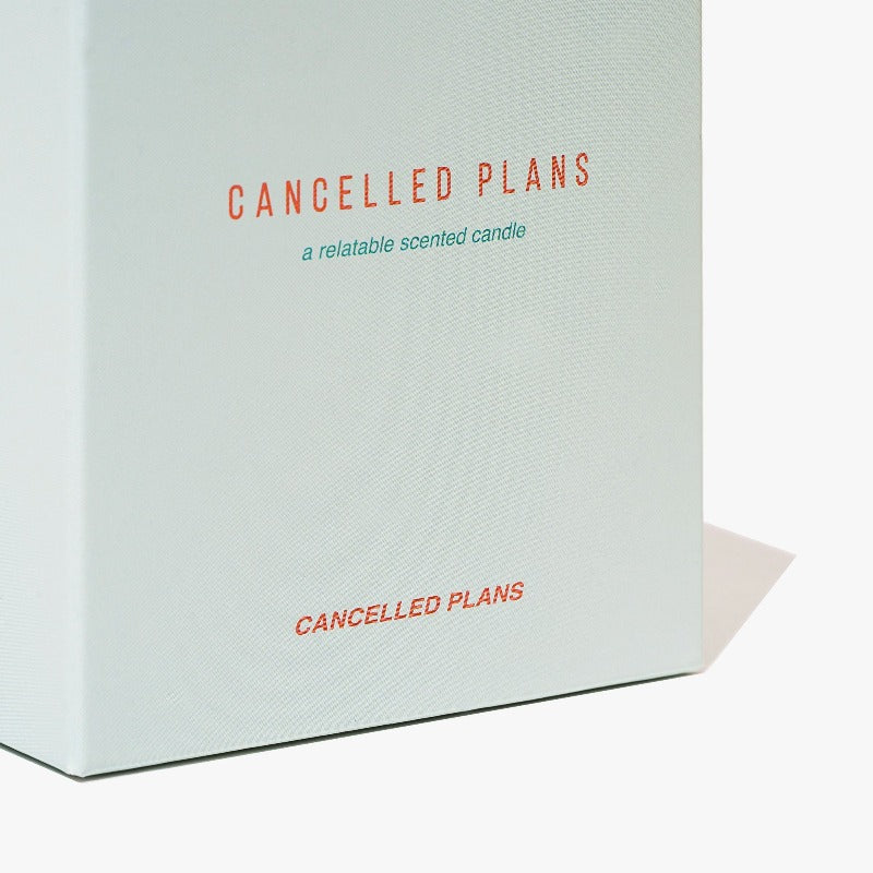 Cancelled PlansA Relatable Scented Essential Oil Candle