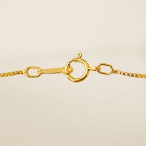 January Birthstone Gold-Filled Charm Necklace Clasp
