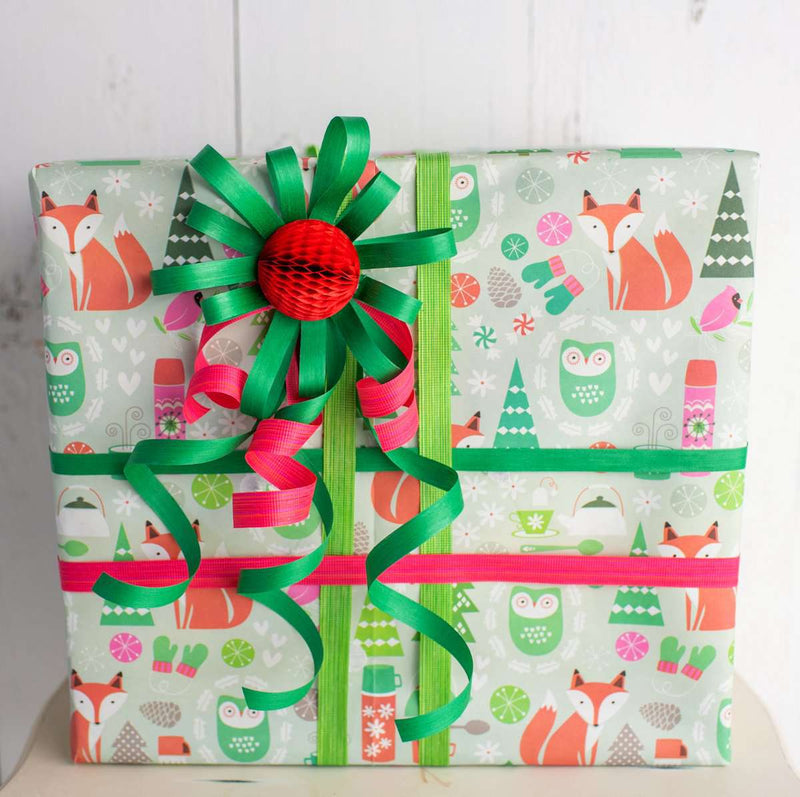 Wrappily Eco Friendly Gift Wrap Co. Cotton Curling Ribbon - Solid Green