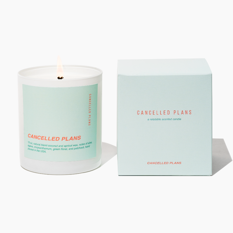 Cancelled Plans A Relatable Candle Scented Essential Oil Candle