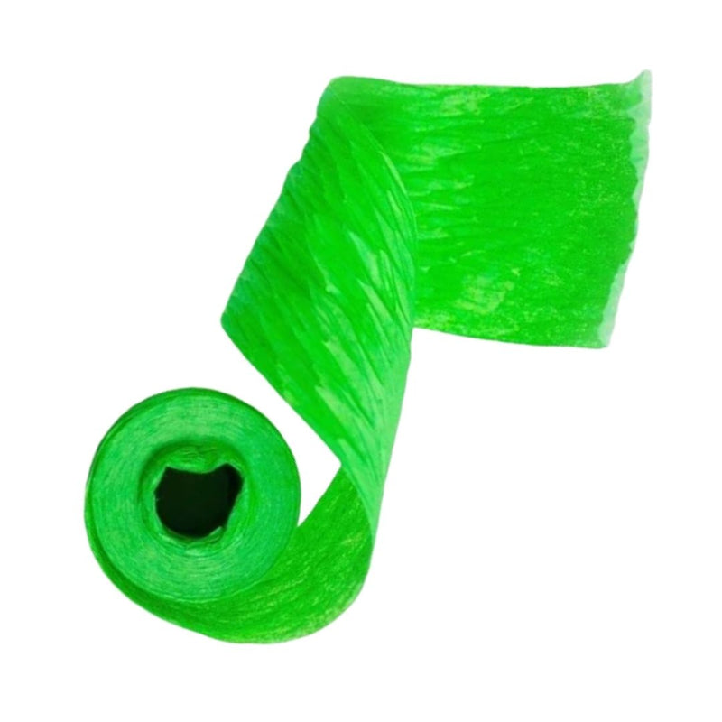 Wrappily Bright Citrus Green Paper Gift Ribbon - Hello World Gifts ...