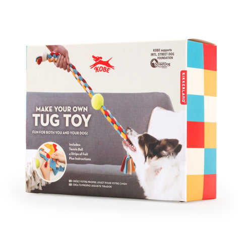 Kikkerland Kobe Make Your Own Tug Toy Kit
