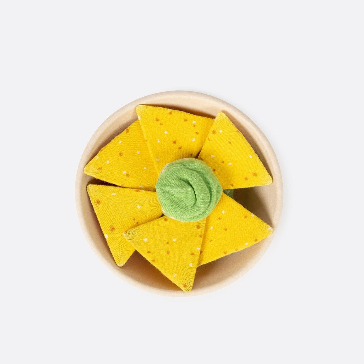 DOIY Design Eat My Socks Tasty Nacho Crew Socks Socks Packaged to look like food