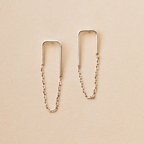 Refined Earring Collection - Filament Stud Sterling Silver