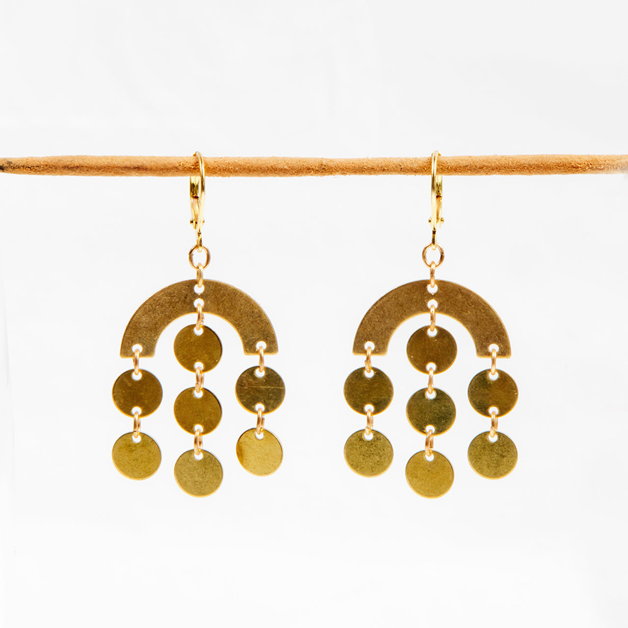 Circle Trails Dangle Earrings