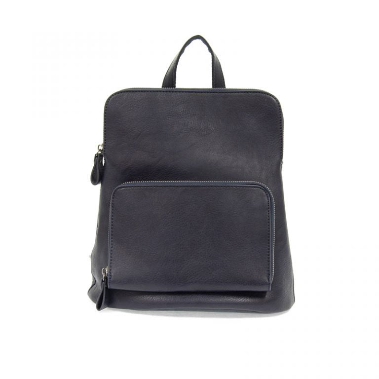 Midnight Blue - Vegan Leather Mini Julia Backpack