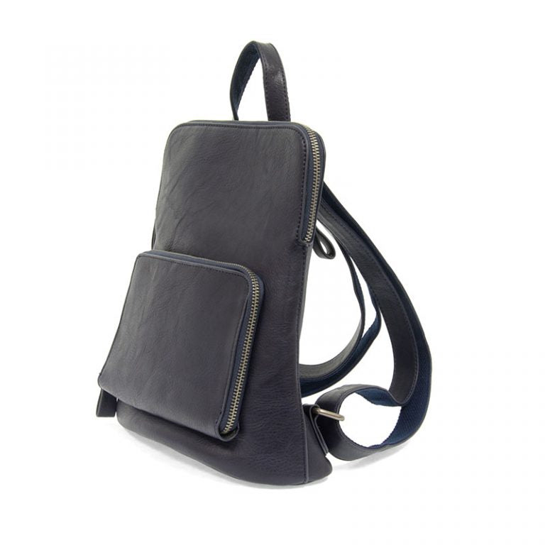 Midnight Blue - Vegan Leather Mini Julia Backpack