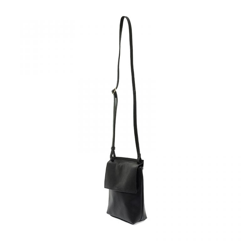 Vegan Leather Aimee Small Flap Crossbody Bag