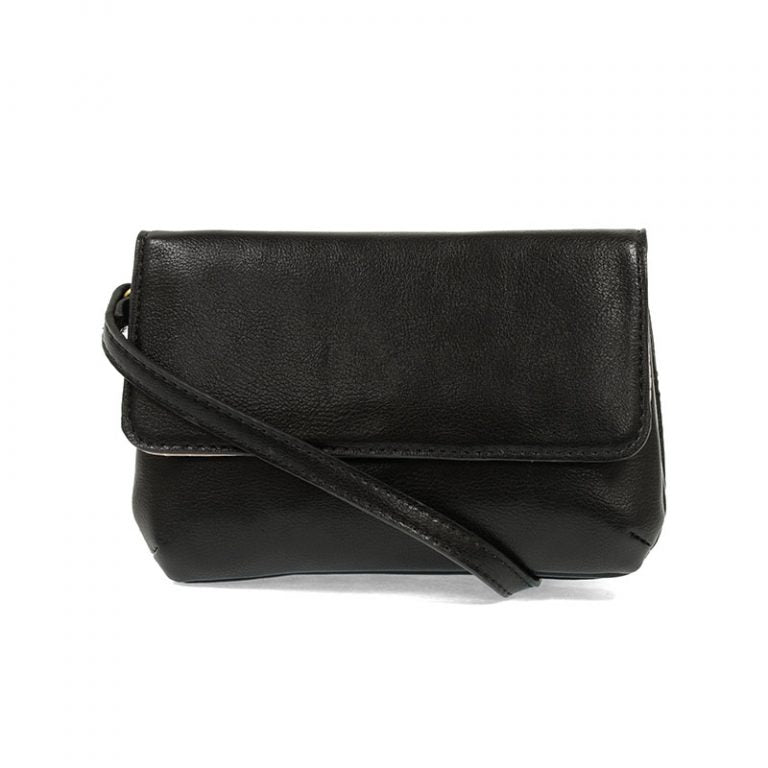 Black - Vegan Leather Evie Crossbody