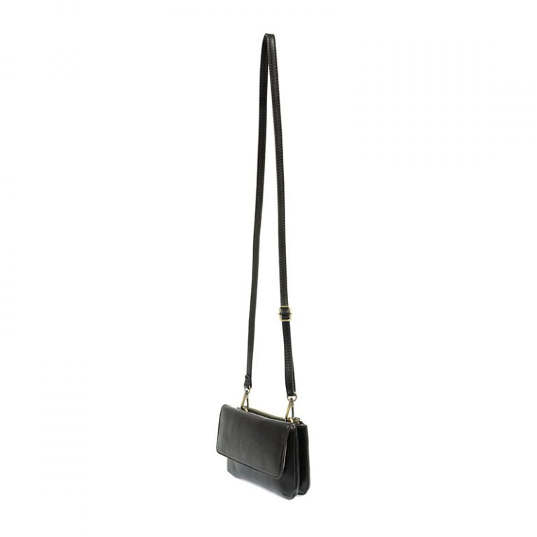 Black - Vegan Leather Evie Crossbody