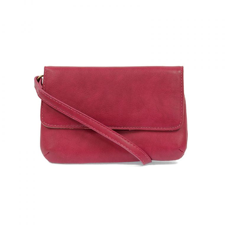 Fuchsia - Vegan Leather Evie Crossbody