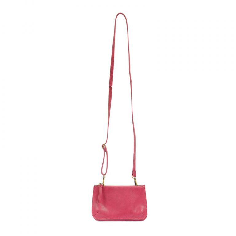 Fuchsia - Vegan Leather Evie Crossbody