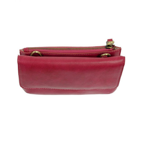 Fuchsia - Vegan Leather Evie Crossbody