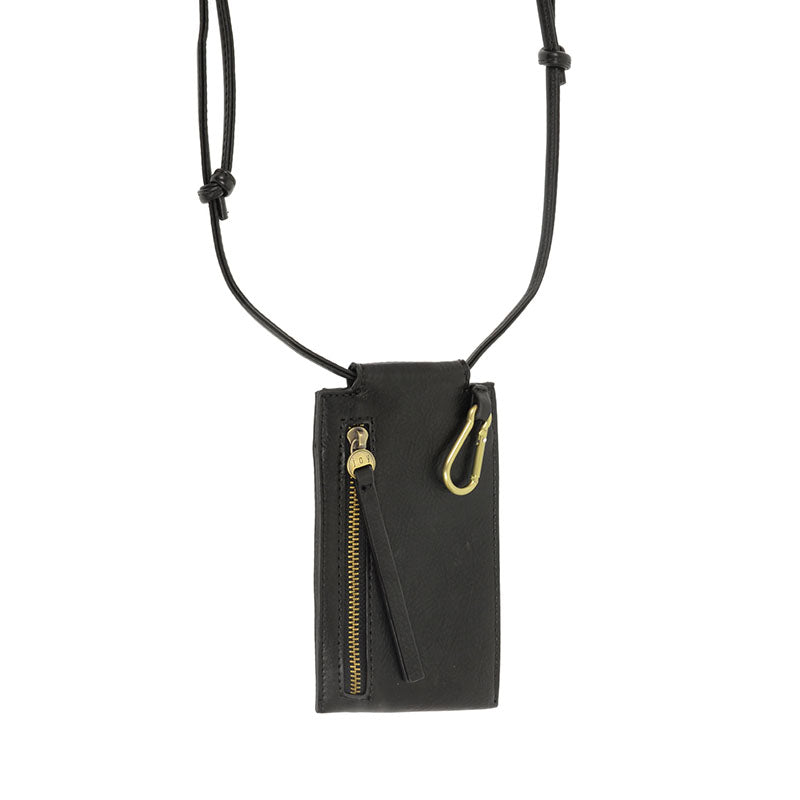 Black - Vegan Leather Marley Phone Crossbody