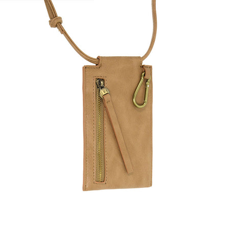 Camel - Vegan Leather Marley Phone Crossbody