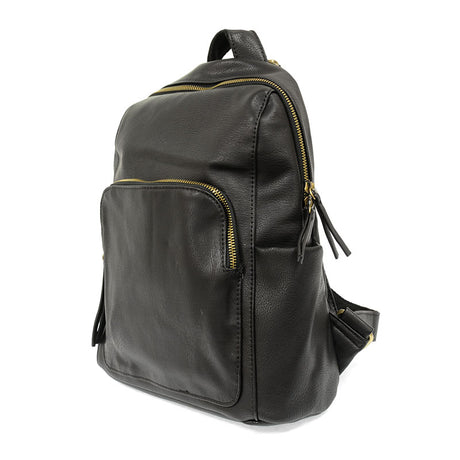 Black - Vegan Leather Bailey Backpack