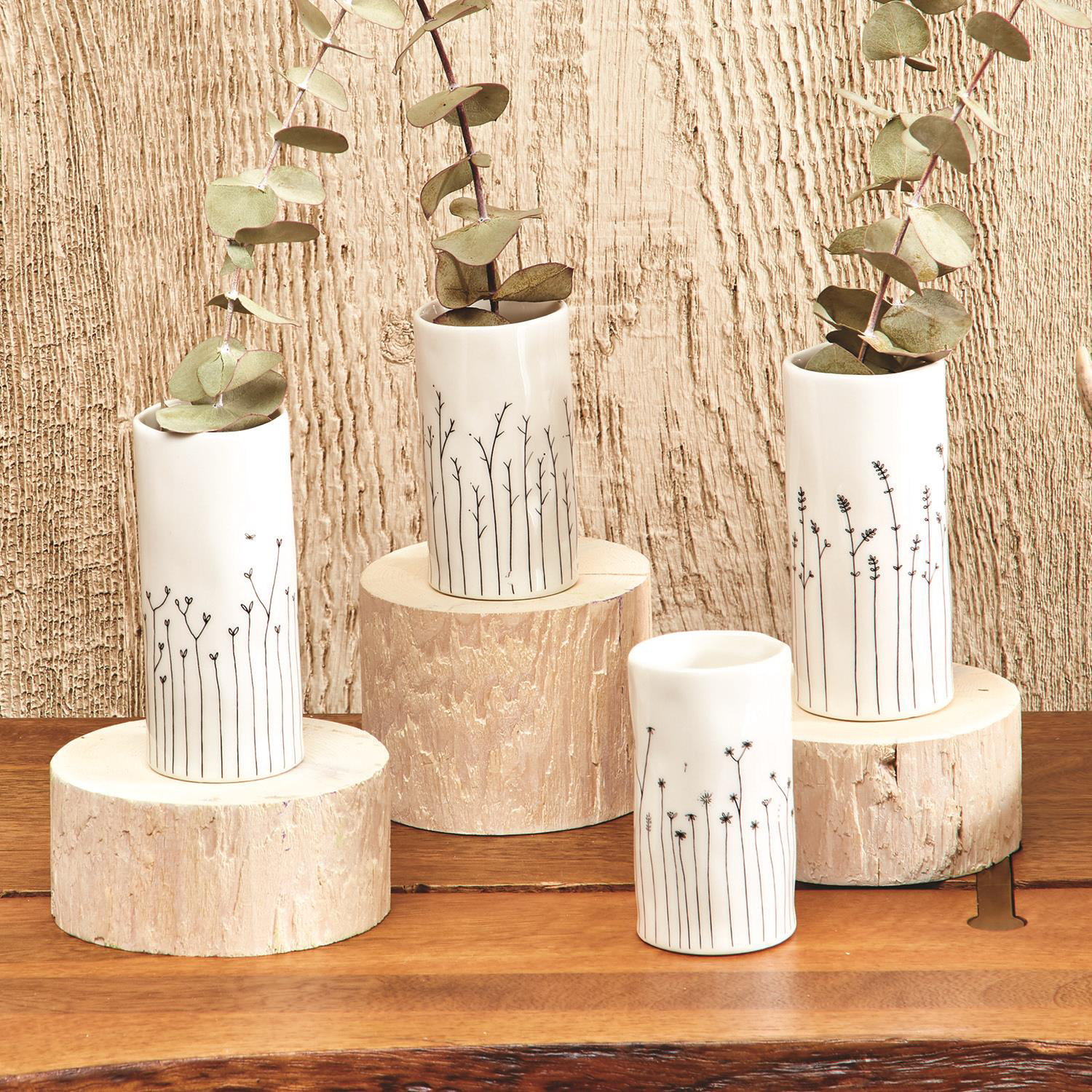 Handpicked Organic Shape Vases