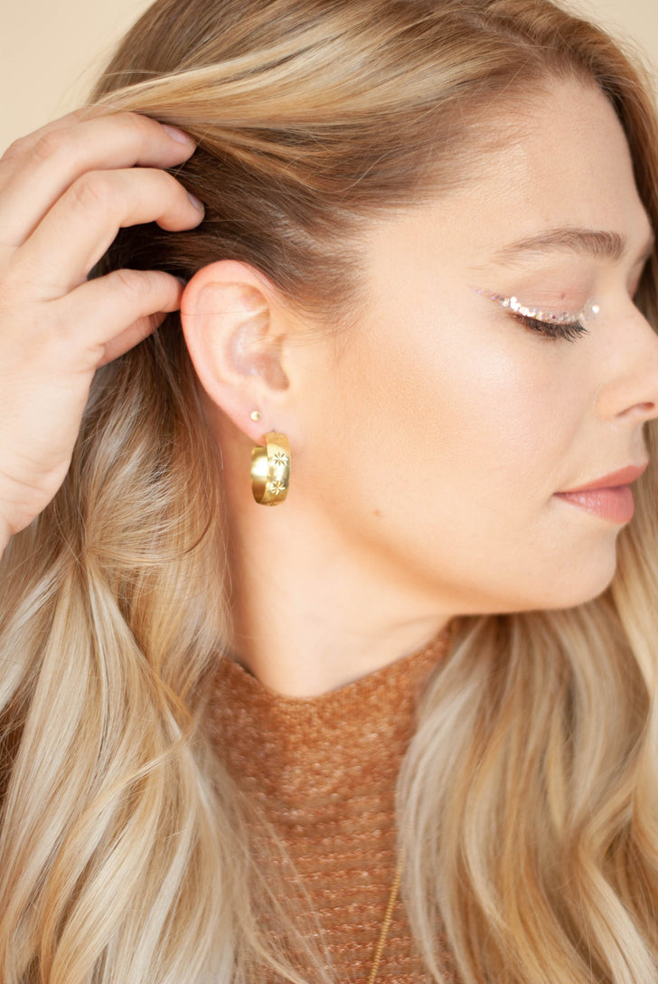 Luminary Hoops - Gold