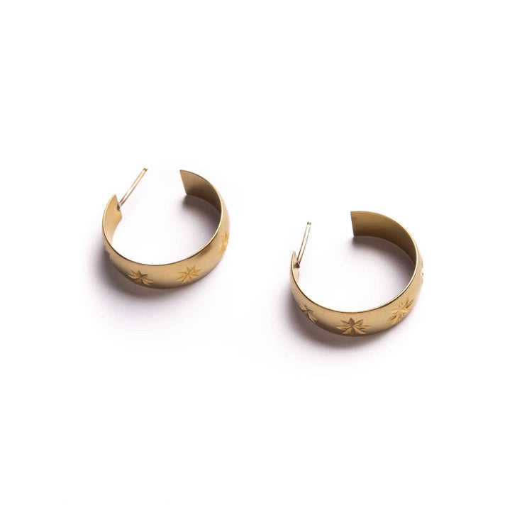 Luminary Hoops - Gold